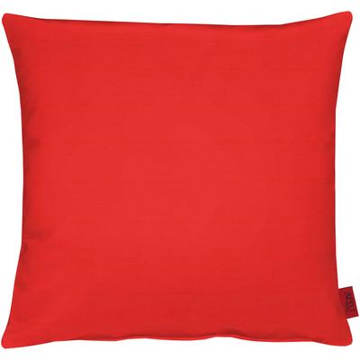 Dekokissen APELT "4362 Rips Uni" Gr. 2, rot (rot, unifarben), B:51cm L:51cm, Mischgewebe, Dekokissen_Sitzkissen_Kissenhüllen, Kissenhülle mit Füllung, 1 Stück Image