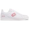 Sneaker LOTTO, Gr. 37, rosa (weiß, rose), Synthetik, unifarben, sportlich, Schuhe, - mit edler Logoapplikation