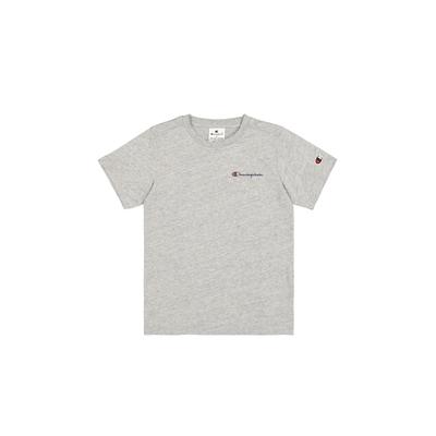 T-Shirt CHAMPION, Kinder, Gr. XXL (176), grau, Obermaterial: 60% Baumwolle, 40% Polyester, sportlich, Rundhals, Kurzarm, Shirts, für Kinder Image