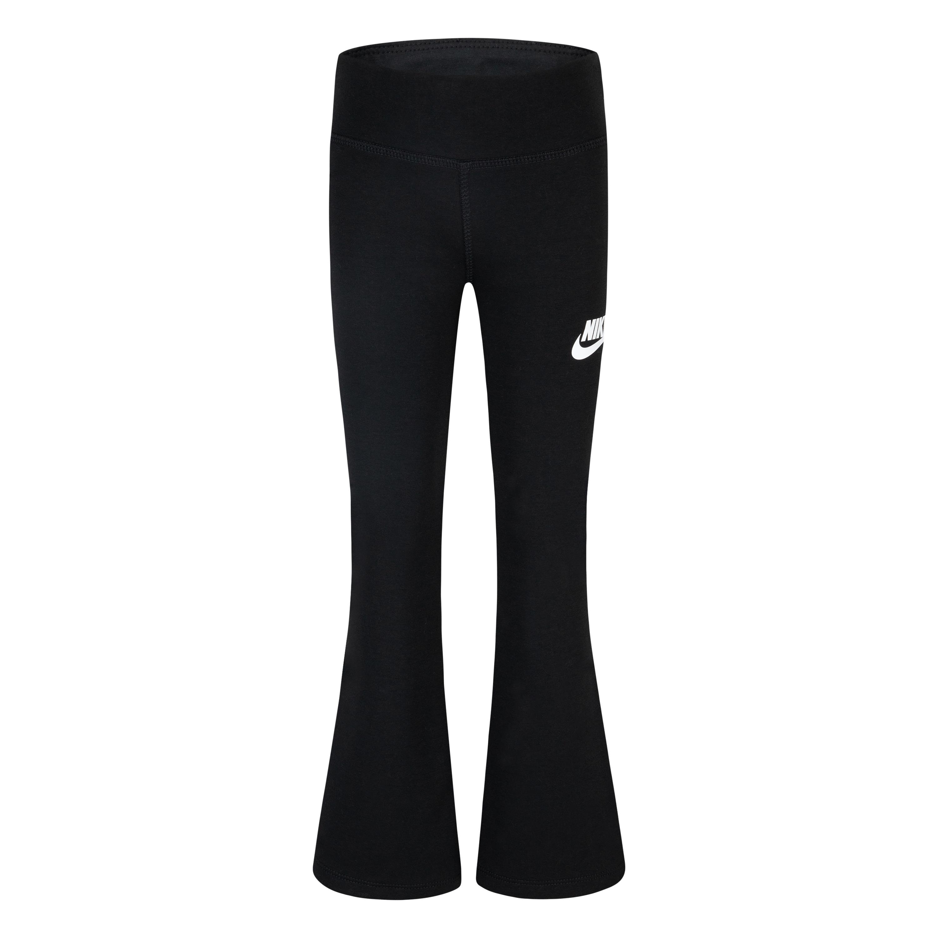 Leggings NIKE SPORTSWEAR, Kinder, Gr. 116 (6), N-Gr, schwarz, Jersey, Obermaterial: 55% Baumwolle, 37% Polyester, 8% Elasthan, unifarben, Sportlich, Hosen, für Kinder Image
