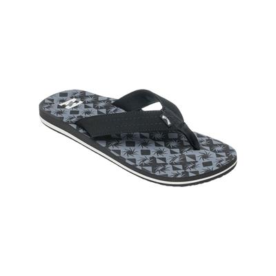 Badesandale BILLABONG "All Day Theme", Gr. 11(44), char, Obermaterial: 60% PU, 30% Polyester, 10% Baumwolle / Futter: 100% Polyester / Innensohle: 100% EVA / Zwischensohle: 100% EVA / Außensohle: 100% EVA, Schuhe Image