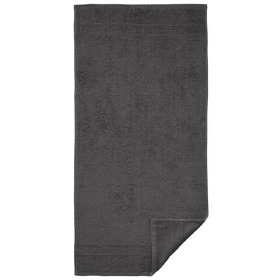 Handtuch WÄSCHEPUR Gr. 1, grau (anthrazit), B:50cm L:100cm, 100% Baumwolle, Handtücher (Packung) Image