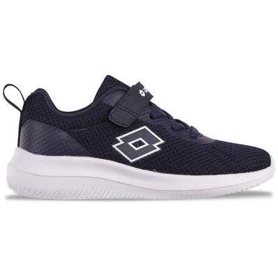 Sneaker LOTTO, Kinder, Gr. 29, blau (navy, weiß), Synthetik, Kunstfaser, unifarben, sportlich, Schuhe, - extra leicht & bequem Image