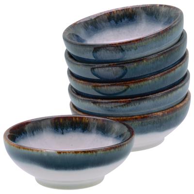 Schale CREATABLE "Cascade, Sojaschale, Ø 8 cm, 6-tlg", blau, Ø:8cm, Steinzeug, Schüsseln, Rekativglasur, Healthy Food Image