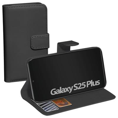 PEDEA Handyhülle "Book Cover Classic für Samsung Galaxy S25+", schwarz, Samsung Galaxy S25, Hüllen, Backcover, Schutzhülle, Handyschutzhülle, Case, Schutzcase, stoßfest