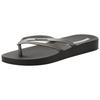 Zehentrenner IPANEMA "IPANEMA BOSSA SOFT V FEM", Gr. 37, schwarz (schwarz, silber), Synthetik, sportlich, Schuhe