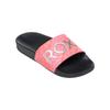 Sandale ROXY "Rg Slippy Ii", Gr. 3(33), schwarz, rot print, Obermaterial: 100% PU, Futter: 100% Textil, Laufsohle: 100% EVA, Schuhe