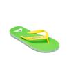 Sandale QUIKSILVER "Molokai Core", Gr. 11(44), bunt (grün, gelb), Obermaterial: Synthetikmaterial / Außensohle: Moosgummi, Schuhe