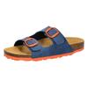 Pantolette LICO "Pantolette Bioline Kids", Gr. 31, blau, Synthetik, Schuhe