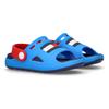 Badesandale TOMMY HILFIGER, Kinder, Gr. 24, blau (hellblau, rot), Synthetik, Gummi, sportlich, Schuhe, Badeschuh, Wassersandale, Clog mit schwenkbarem Fersenriemen