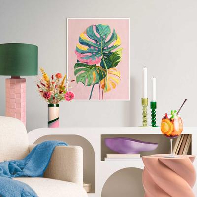 Bild mit Rahmen REINDERS "Colourful Leafs", bunt (farbe bild(er): bunt), B:30cm H:40cm T:1,6cm, Holzwerkstoff, Bilder Image