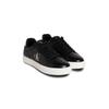 Sneaker CALVIN KLEIN JEANS "CLASSIC CUPSOLE MONO LTH", Herren, Gr. 47, schwarz-weiß (schwarz, weiß), Leder, Lederimitat, unifarben mit Farbeinsatz, sportlich, Schuhe, Freizeitsneaker, Halbschuh, Schnürschuh in klassischer Optik