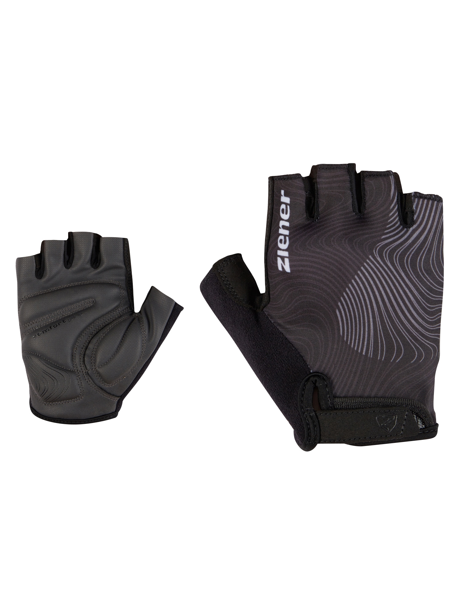Fahrradhandschuhe ZIENER "CLENI-Z", Damen, Gr. 6,5, schwarz, Materialmix, Handschuhe Image