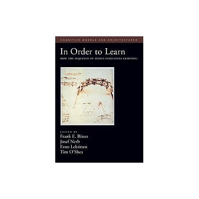 In Order to Learn by Josef Nerb (Hardcover - Oxford Univ Pr)