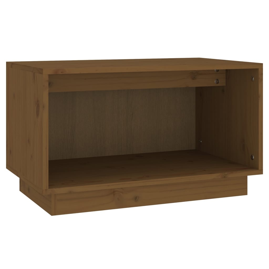 vidaXL TV-Schrank Honigbraun 60x35x35 cm Massivholz Kiefer Image