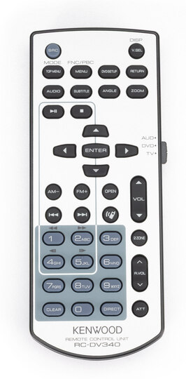 Kenwood KCA-RCDV340 Multimedia Remote