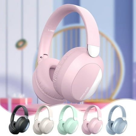 Viflosae Noise Canceling Headphones Bluetooth Headphones Wireless Earbuds Over Ear Bluetooth Wireless Headphones Intelligent Noise Reduction HiFi Stereo Foldable Lightweight Headset with