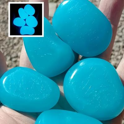 TEMU Pack Of 20 Large Pebbles, Measuring 1.77 Inches, Suitable For Indoor And Outdoor Decor Including Gardens, Aquariums, Flower Pots, Walkways, , And Home Party Birthday Decorations Image