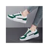 Lässige Sport-Skateboard-Schuhe für Damen, vielseitige, erhöhte Low-Top-Schnürschuhe, weiße