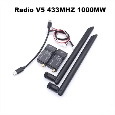 3DR Radio V5 Telemetry 433Mhz 915Mhz 100MW/500MW Air and Ground Data Transmit Module with OTG cables for APM 2.8 /Pixhawk 2.4.8