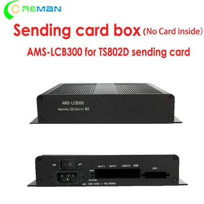 LED screen led panel sending card with box Linsn sending card TS802D box type DC 100 110V 220V 230V 240V input