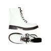 Dockers by Gerli Damen Stiefelette, Gr. 40, weiß, Kunstleder