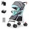 Passeggino Sistema da viaggio Passeggino Carrozzina leggera da Nascita Passeggino per tutti i terreni Passeggino compatto pieghevole estivo