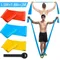 Bandes de Fitness élastiques 3 pièces bandes de résistance bandes de Fitness élastiques Yoga Pilates