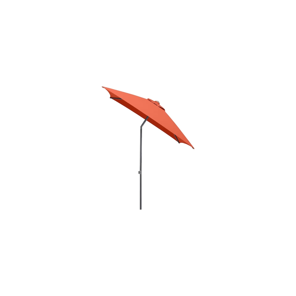 Kettler EASY PUSH Schirm Schirm 200x200 cm, UPF 50+, anthrazit matt/ terrakotta, Aluminium/Polyester mit PU Beschichtung Image