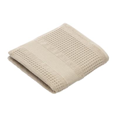 Handtuch VOSSEN "Senses", braun (tibet), B:50cm L:100cm, Waffelpiquu00e9, Baumwolle, Handtücher (Packung), leichte Waffelstruktur Image