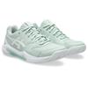 Tennisschuh ASICS "GEL-DEDICATE 8 CLAY", Gr. 40, lichen rock, weiß, Synthetik, sportlich, Schuhe, Sandplatzschuhe für Ascheplätze
