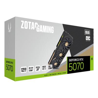 ZOTAC Grafikkarte "GAMING GeForce RTX 5070 SOLID OC", eh13, Grafikkarten