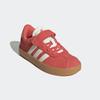 Sneaker ADIDAS SPORTSWEAR "VL COURT 3.0", Gr. 32, rot (preloved scarlet, core weiß, bright rot), Leder, Synthetik, sportlich, Schuhe, inspiriert vom Design des adidas samba