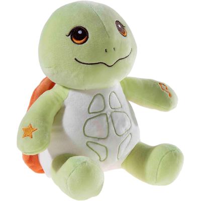 Kuscheltier HEUNEC "Musiledi, Schildkröte grün", grün (wiesengrün), Plüschfiguren, KinderB:23cm H:20cm, mit Nachtlichtfunktion und Schlaflied, B:23cm H:20cm