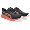 Laufschuh ASICS "GEL-CUMULUS 27", Gr. 40,5, schwarz, orange glow, Textil, sportlich, Schuhe