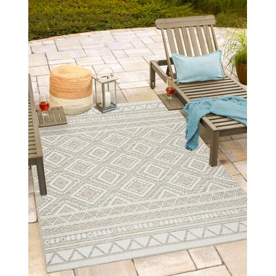 Teppich THE CARPET "Calgary", beige, B:120cm H:1mm L:160cm, Polypropylen, Teppiche, moderner robuster In und Outdoor Teppich Image