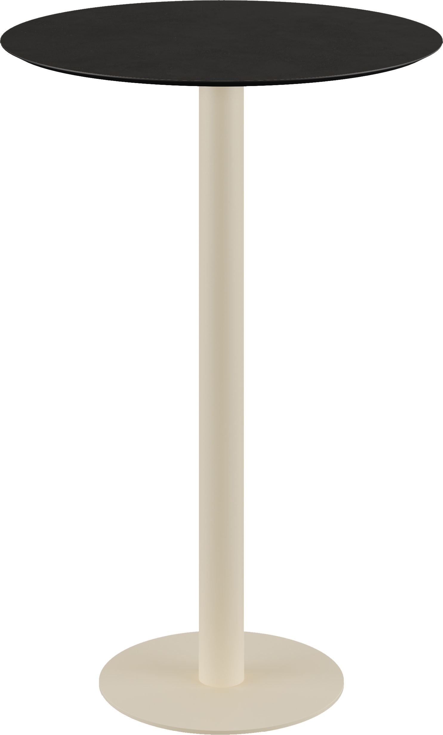 Klapptisch ESSENTIALS "Urban", schwarz (sand, schwarz, sandfarben), B:70cm H:109,2cm T:70cm, Pulverbeschichteter Stahl, Tische, Klapptisch, in verschiedenen Ausführungen