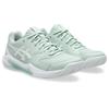 Tennisschuh ASICS "GEL-DEDICATE 8 CLAY", Gr. 38, lichen rock, weiß, Synthetik, sportlich, Schuhe, Sandplatzschuhe für Ascheplätze
