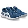Hallenschuh ASICS "UPCOURT 6 GS", Gr. 37, mako blau, weiß, Synthetik, sportlich, Schuhe, für Hallensport