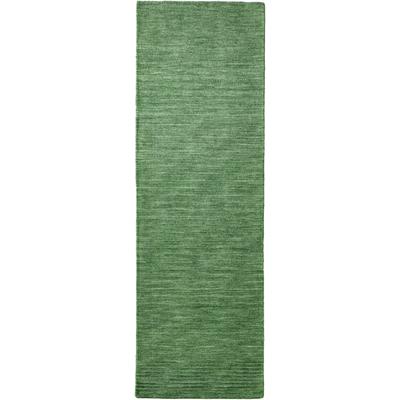Teppich HEINE HOME Gr. 7, grün, B:80cm H:14mm L:270cm, Wolle, Teppiche Image