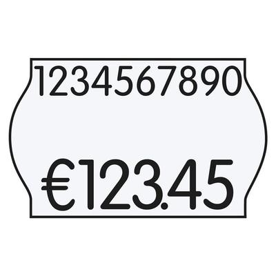 Printer Labels AS Preisetiketten 36 Rollen weiß 26,0 x 16,0 mm Image