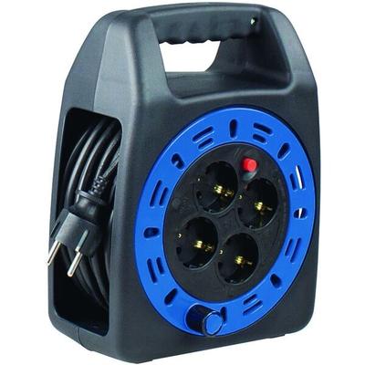 as-Schwabe Kabeltrommel 10.0 m schwarz/blau schwarz Image
