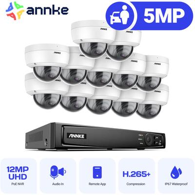 Videoüberwachungsset nvr 12×Intelligente Außen Kamera Nachtsicht Überwachungskamera Set Image