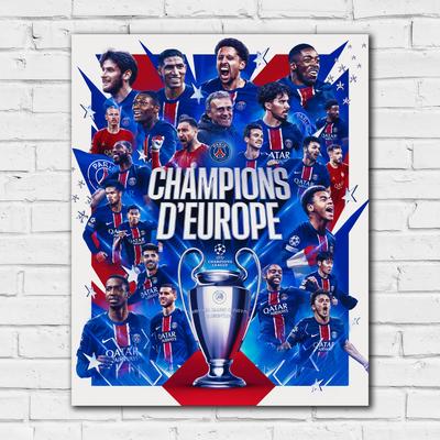 Poster: PSG Europameister 2025 (A3) Image