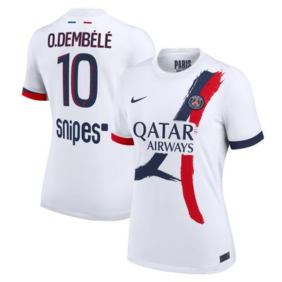 PSG Nike Stadium Auswärtstrikot 2025-26 - Damen mit Aufdruck O. Dembélé 10 Image
