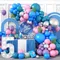 Rosa Blau Lila Ballon Bogen Girlande Kit für Kinder Geburtstag Hawaii Tropical Party Supplies Video Gaming Baby Shower Party Dekor