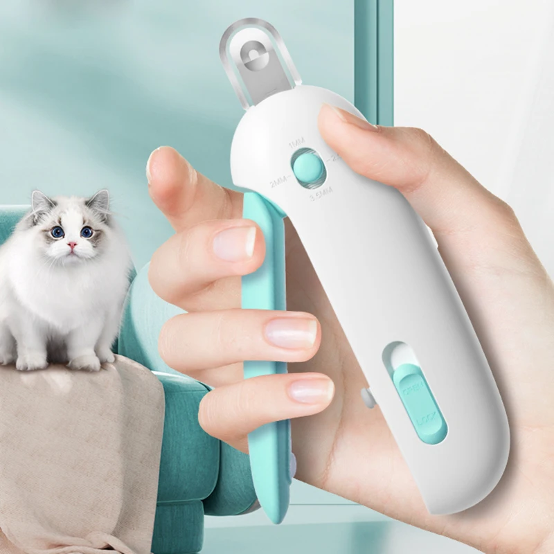 Nagelknipser für Haustiere, Nagelknipser für Hunde, multifunktionale Pflegeschere aus Edelstahl für Teddy und Katzen Image