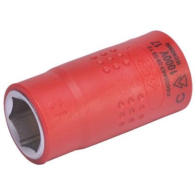 Sw Stahl Steckschlüsseleinsatz, 3/8, 13 mm, VDE [Hersteller-Nr. 05520L-13] Image