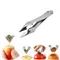 Erdbeerschäler Obstschäler Ananas Corer Slicer Cutter Edelstahl Küchenmesser Gadgets Ananas Slicer Clips