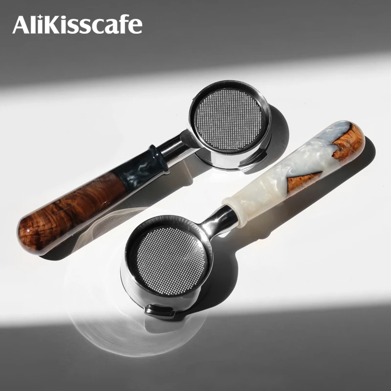 AliKisscafe Kaffee Bodenloser Siebträger Nackt 54 mm für Breville Sage 8 Serie 870 878 Espressomaschine Zubehör Barista Tool